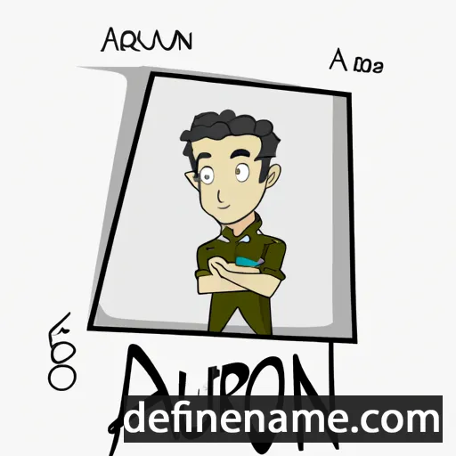 Auron cartoon