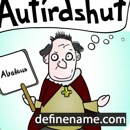 Austrehild cartoon