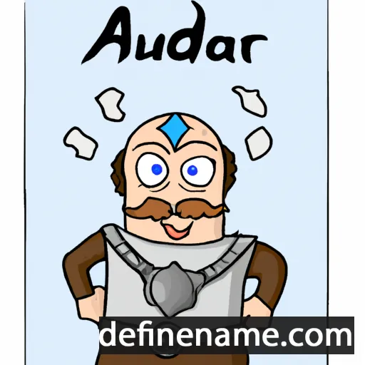 Auðar cartoon