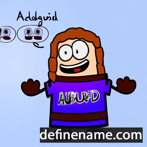 Auðbjǫrg cartoon