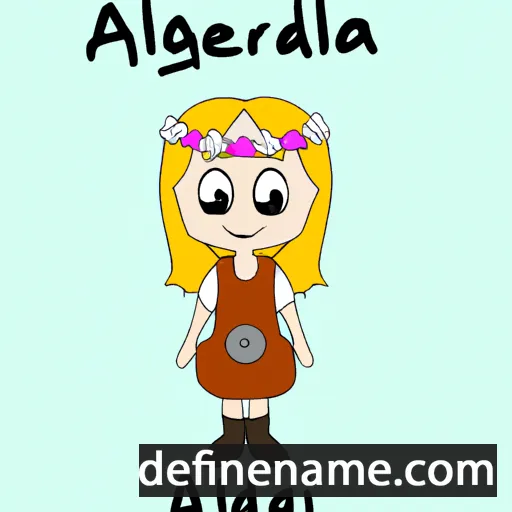 Auðhelga cartoon