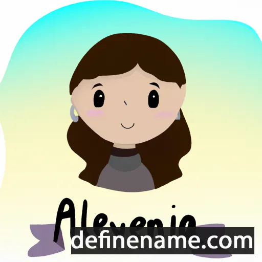 Avalena cartoon