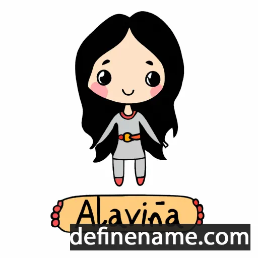 Avalina cartoon