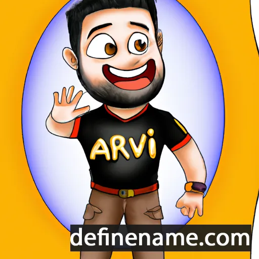 cartoon of the name Avri