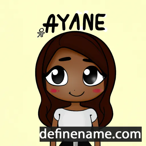 Ayanne cartoon