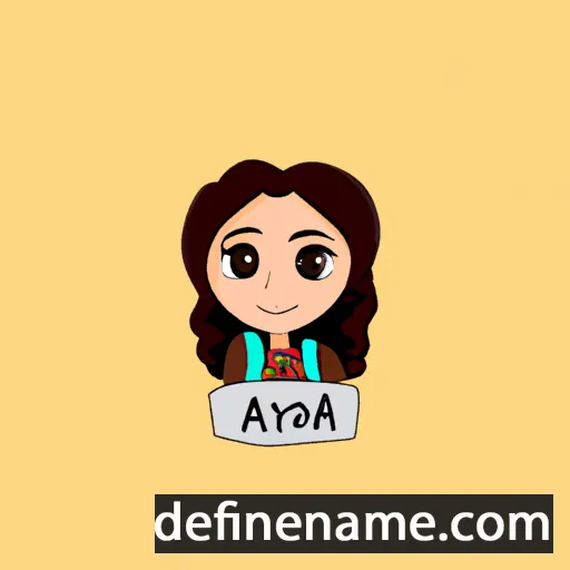 Aydana cartoon