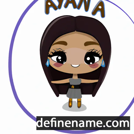 Ayiana cartoon