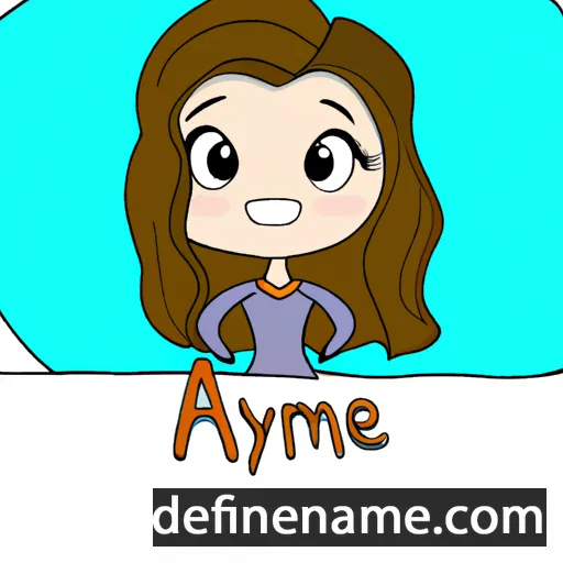 Aymee cartoon