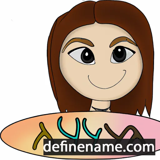 cartoon of the name Ayna