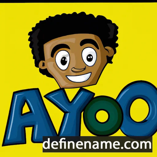 cartoon of the name Ayo