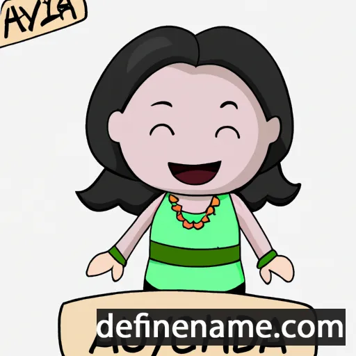 Ayudhia cartoon