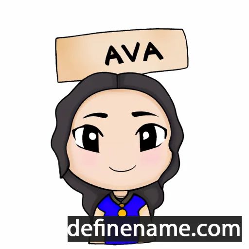 Ayvia cartoon