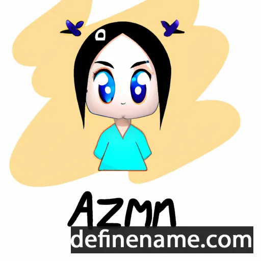 cartoon of the name Azami