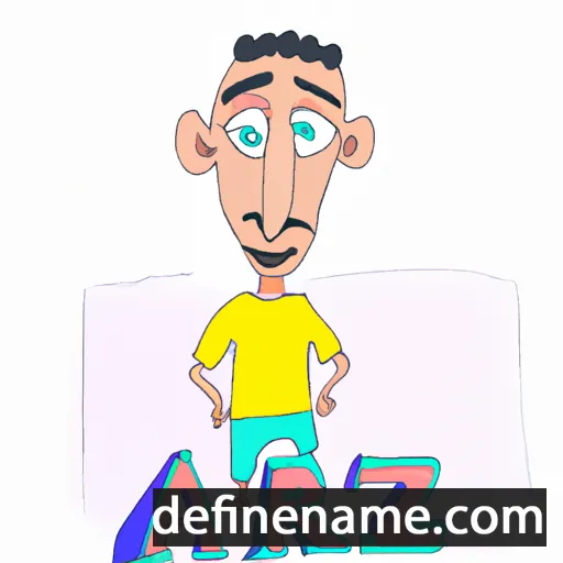 cartoon of the name Azar