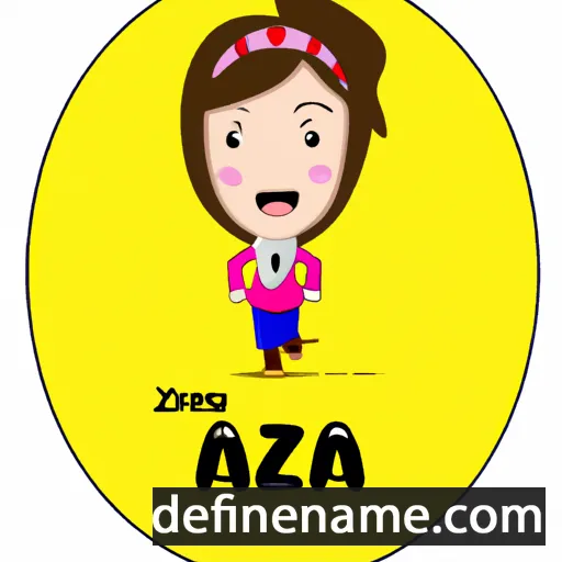 Azeeza cartoon