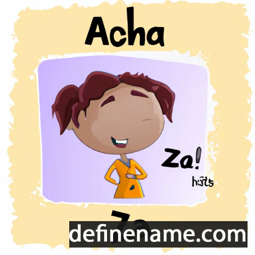 Azha cartoon