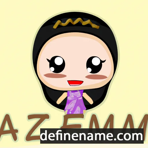 Aziemah cartoon