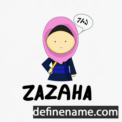 Azizah cartoon