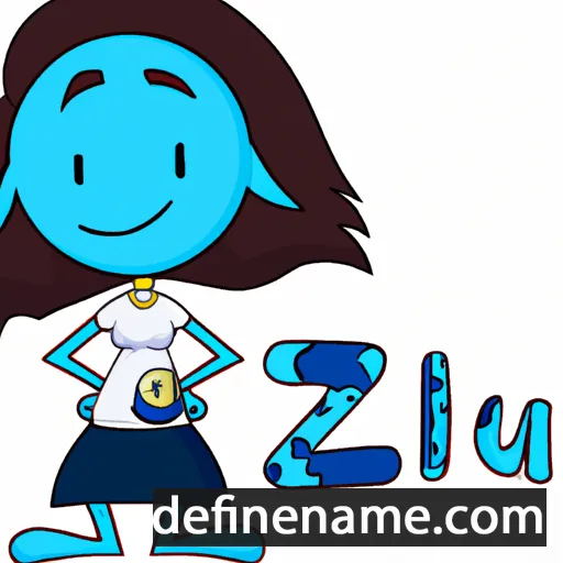 Azul cartoon