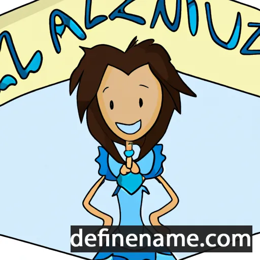 Azulena cartoon