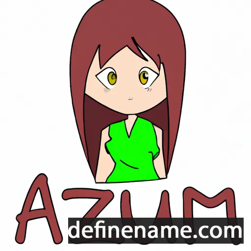 cartoon of the name Azumi