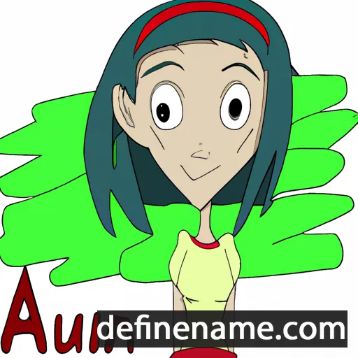 cartoon of the name Azumi