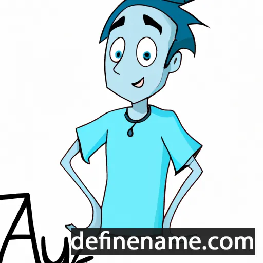 cartoon of the name Azur