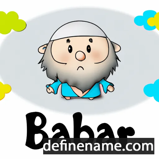 cartoon of the name Baba