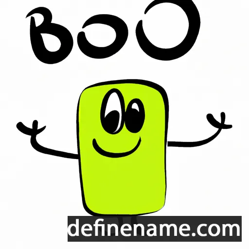 cartoon of the name Babo