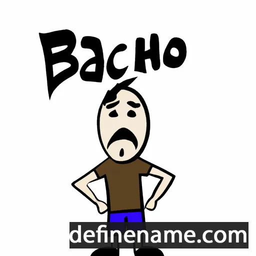 Baccho cartoon