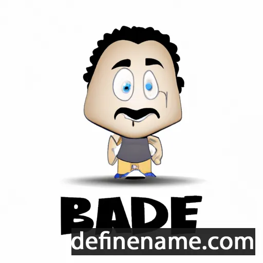 Bade cartoon