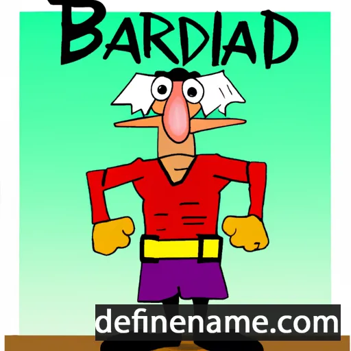 Baderik cartoon