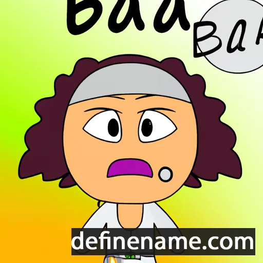 cartoon of the name Baia