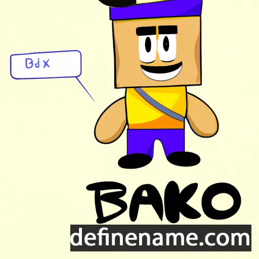 Bako cartoon