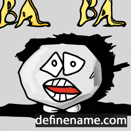 cartoon of the name Bali