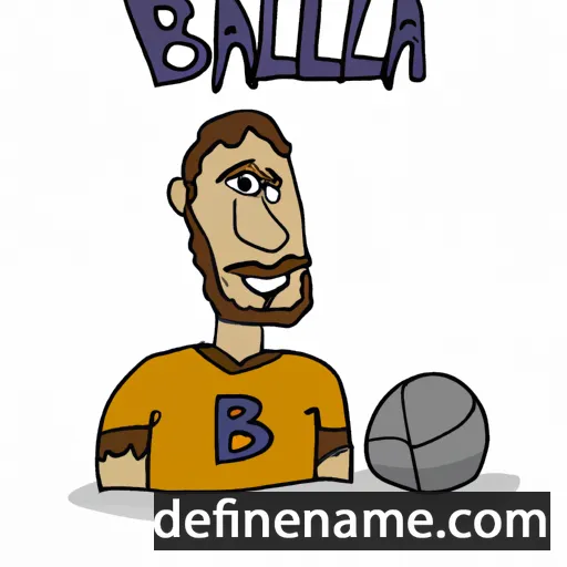 cartoon of the name Balla