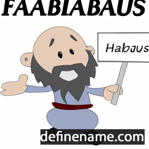 Barabbas cartoon