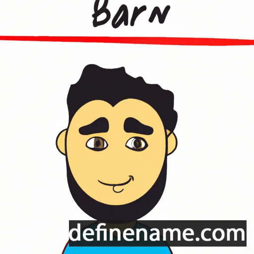 cartoon of the name Baran