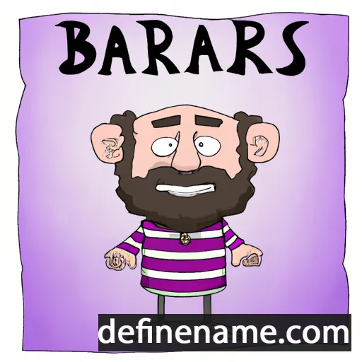 Barnebas cartoon