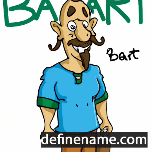 cartoon of the name Bartal