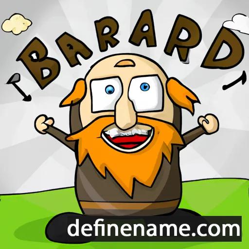 Barður cartoon