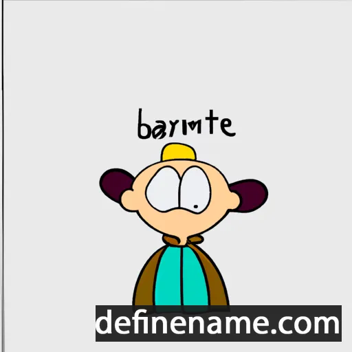 Bartimée cartoon