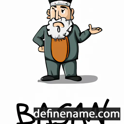 cartoon of the name Basjan