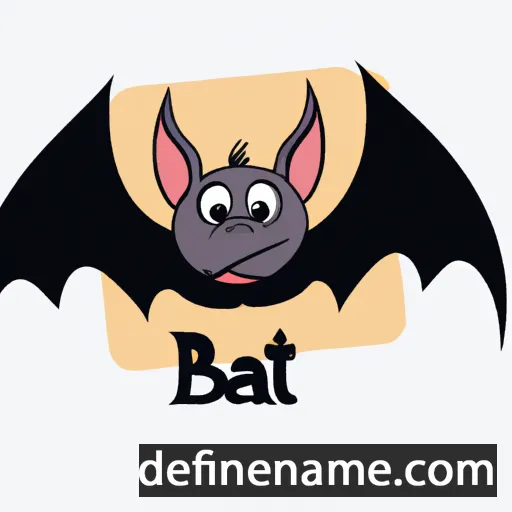 cartoon of the name Bat