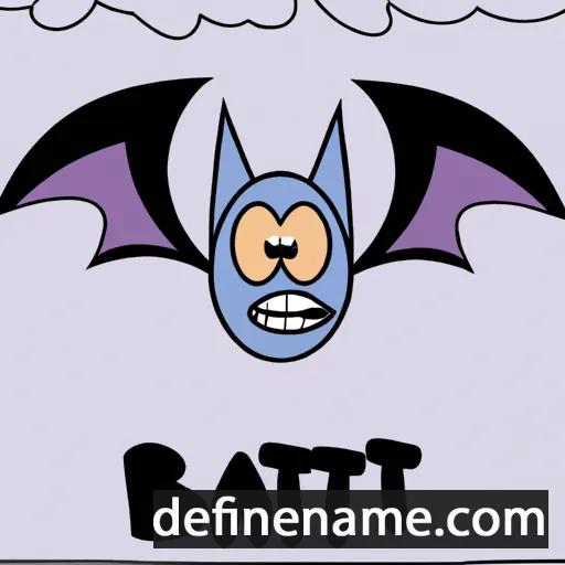 Batty cartoon