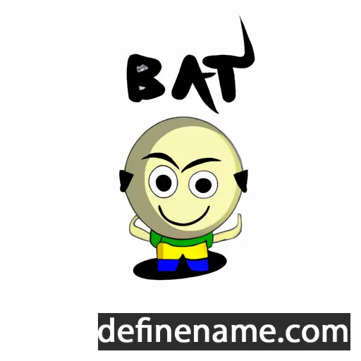 cartoon of the name Batu