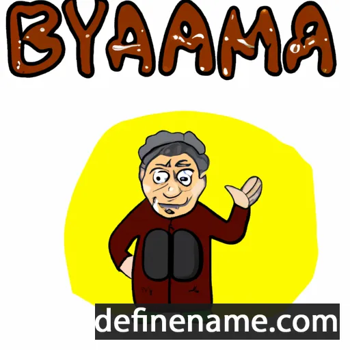 Bayarmaa cartoon