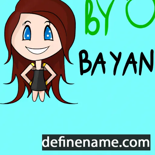 Baylynn cartoon