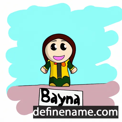 Bayna cartoon