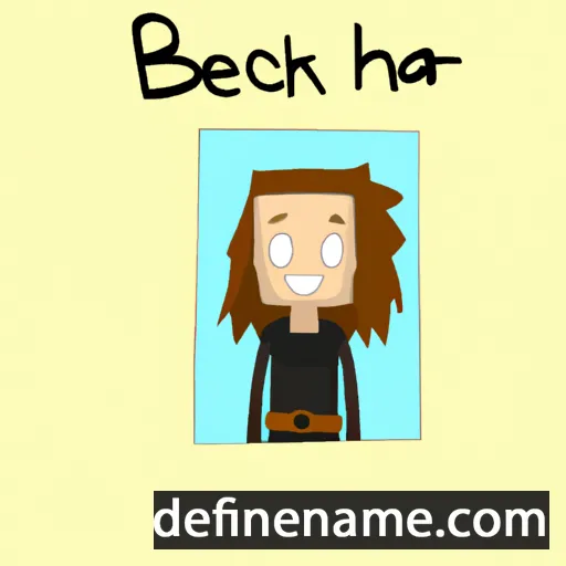 Bekah cartoon